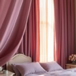 Mauve Bedroom Curtains for Soft Romantic Tones