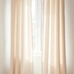 Neutral Linen Curtains for Scandinavian Bedrooms