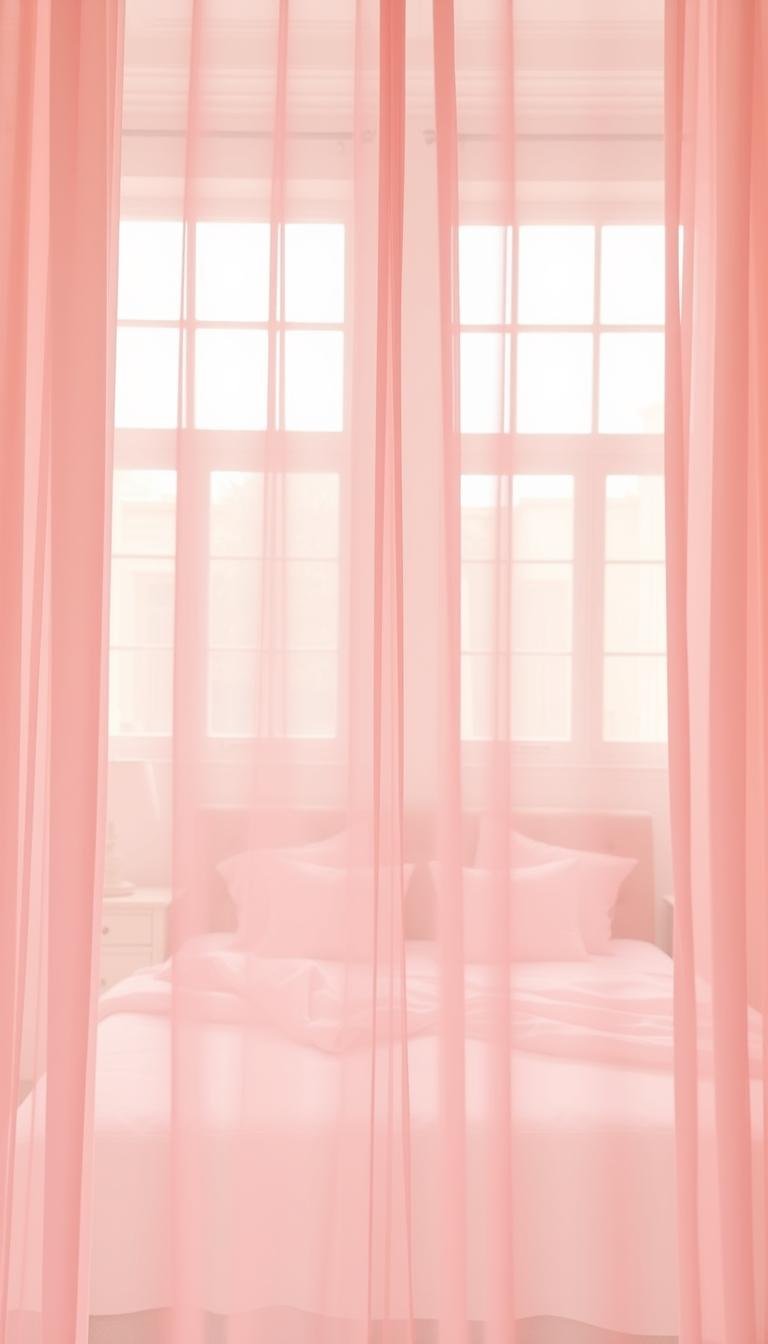 Soft Pink Bedroom Curtain Ideas for a Dreamy Look