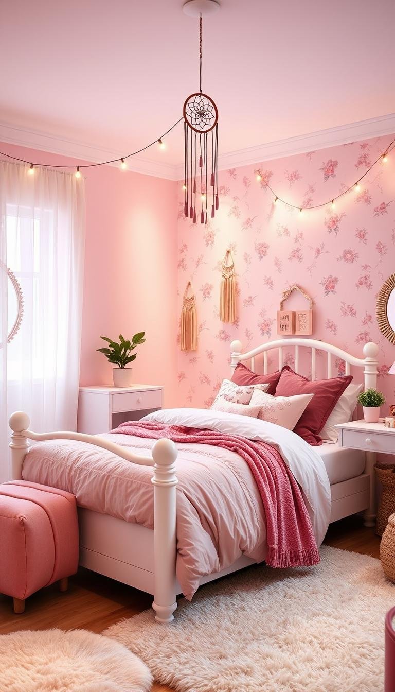 Wall Paint and Decor Ideas for Girls Bedrooms