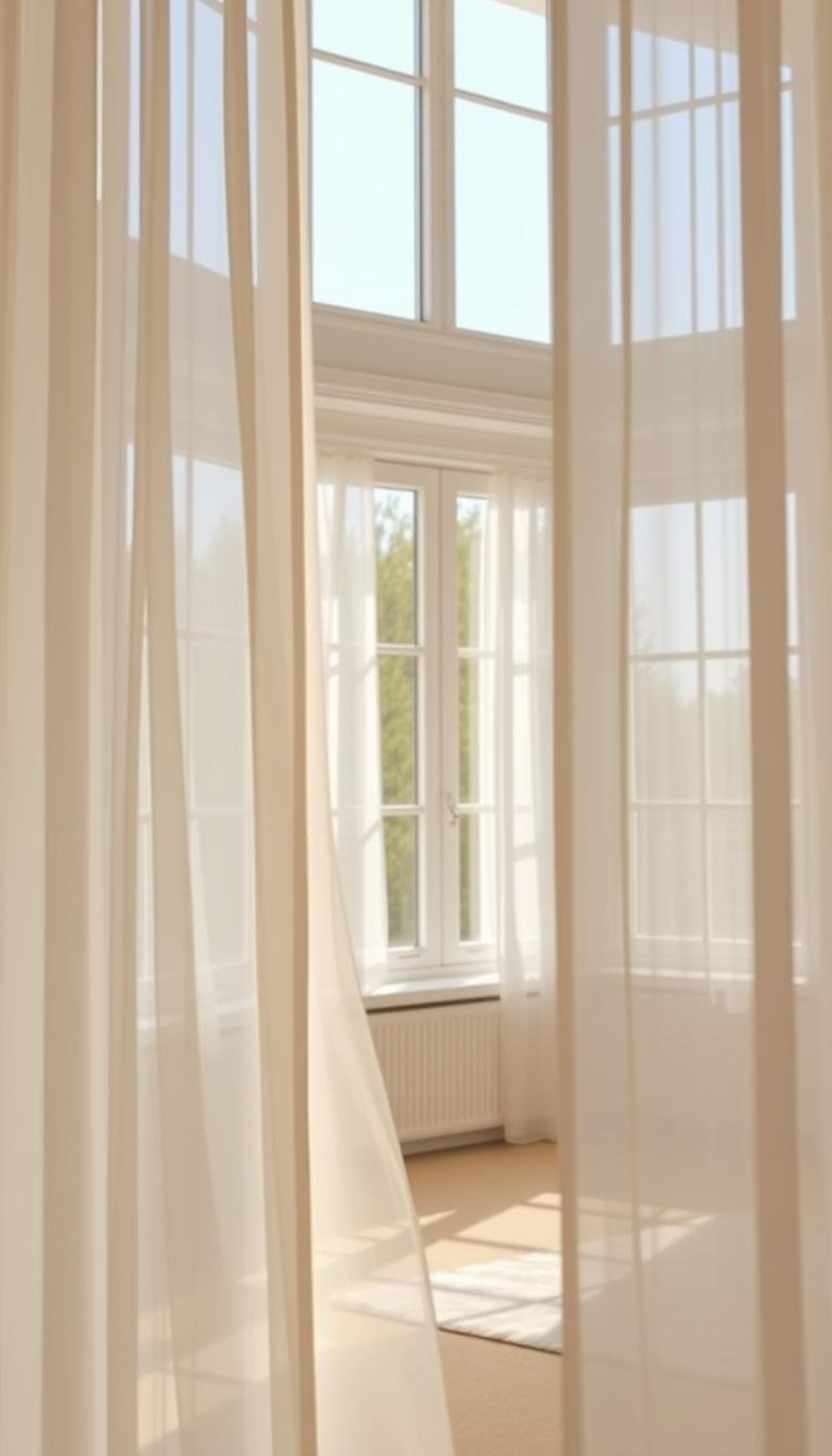White Bedroom Curtains That Make Spaces Feel Bigger