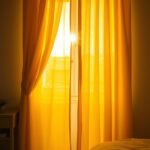 Yellow Curtains That Brighten Small Bedrooms