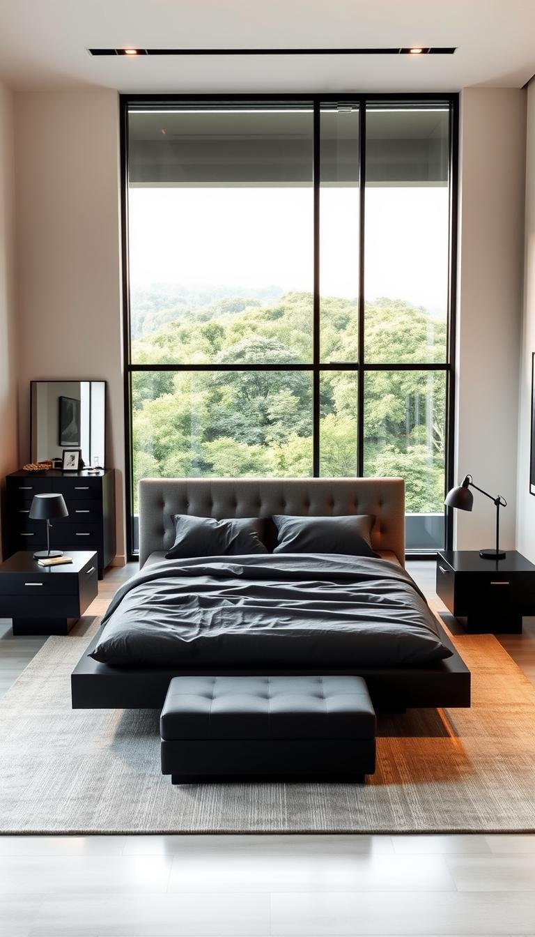 Black Furniture Design Ideas for Modern Bedrooms