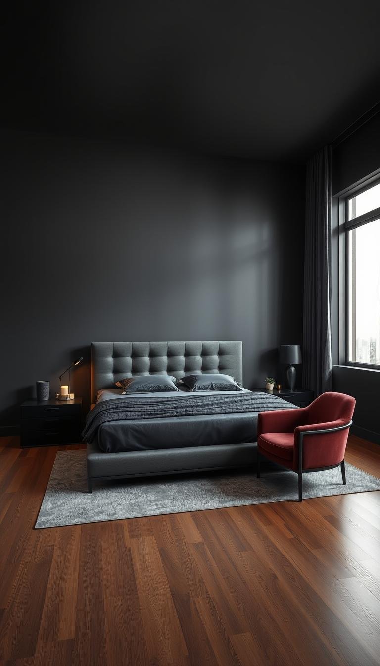 Dark Modern Bedroom Furniture Inspiration