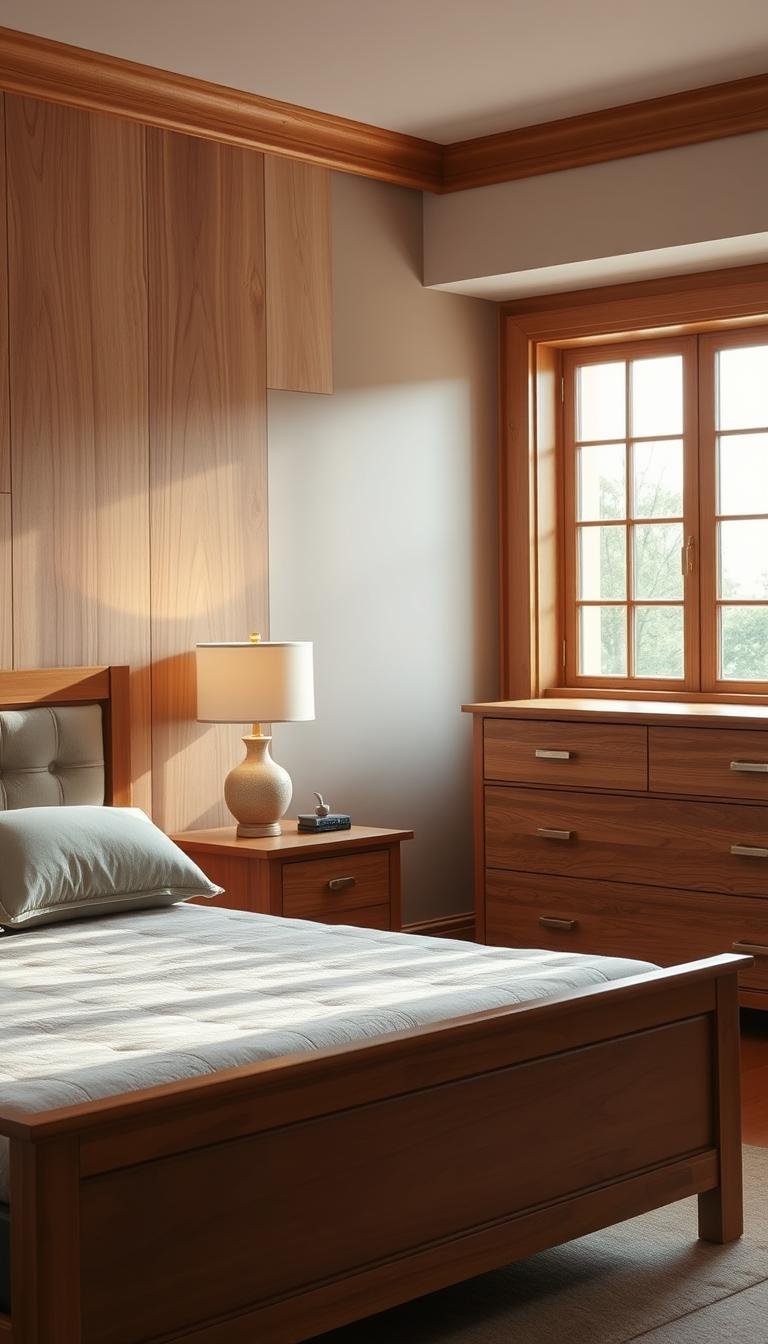 How to Match Wood and Upholstery in Bedrooms