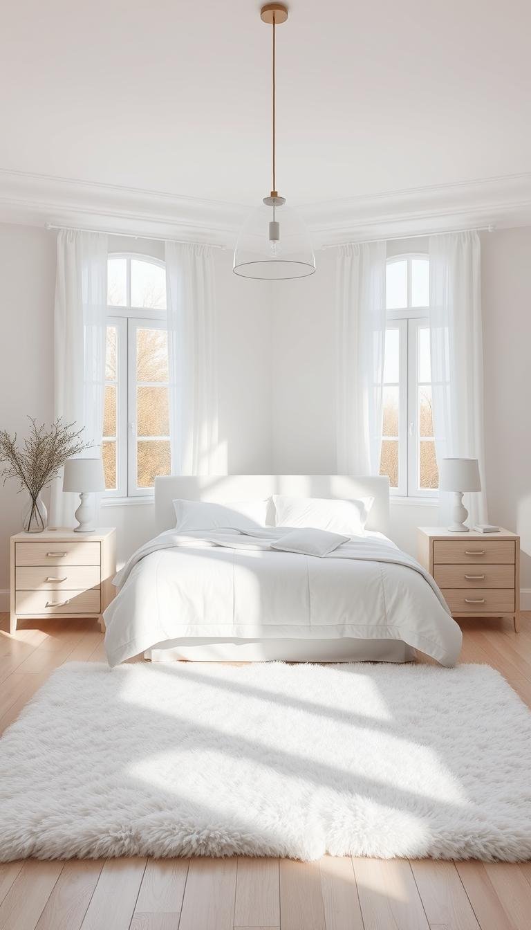White Furniture Design for Bright Bedrooms