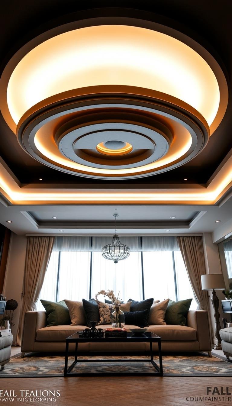 fall ceiling designs for living room