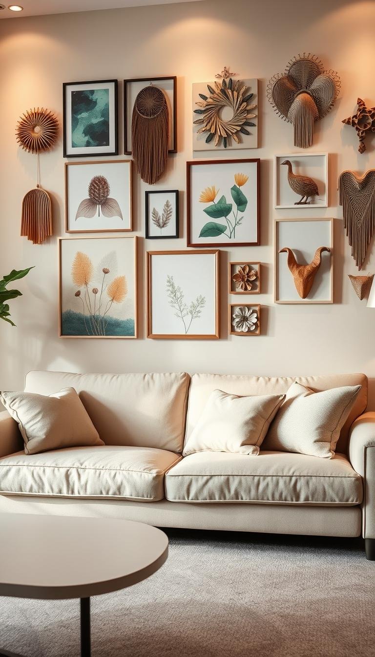 living room wall decor designs