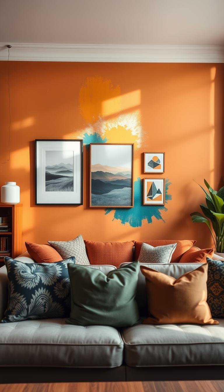 wall designs for living room
