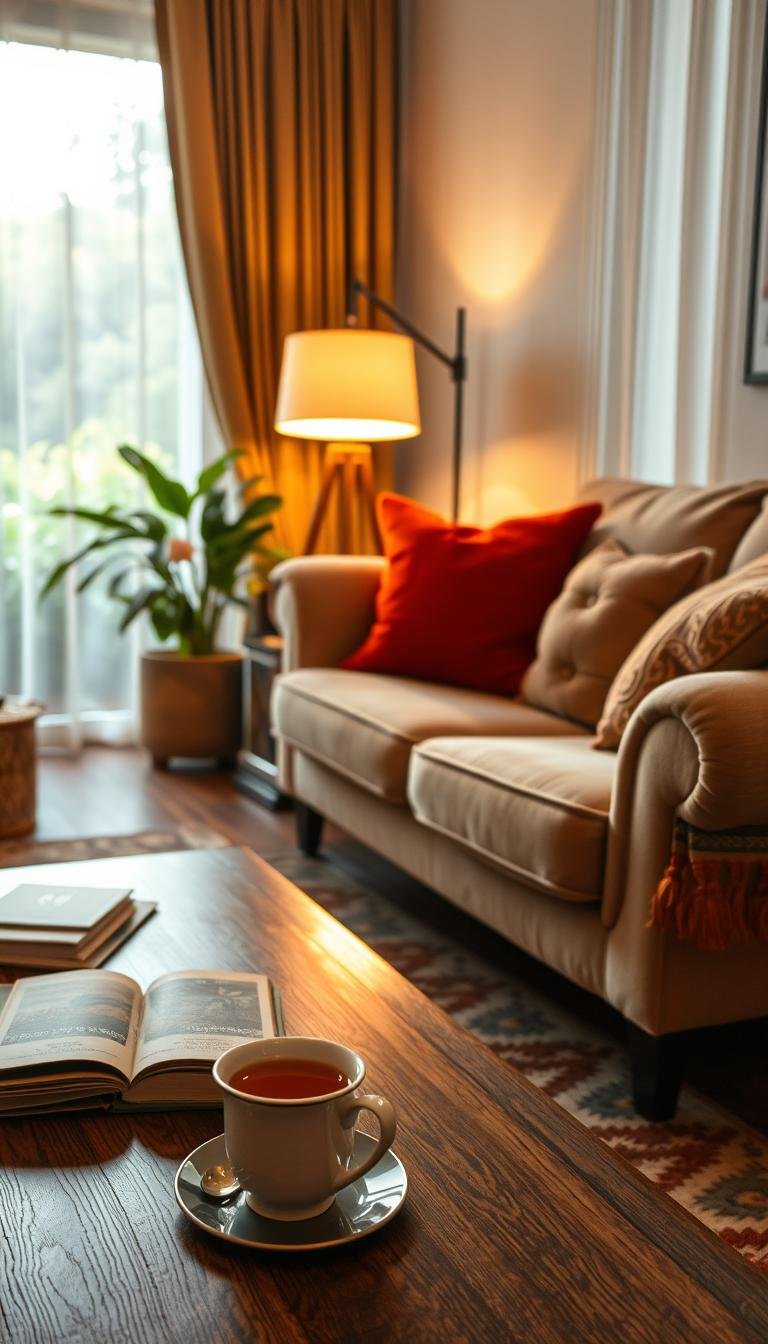 warm and cozy living room designs